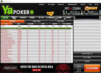 yapoker|YaPoker Lobby.